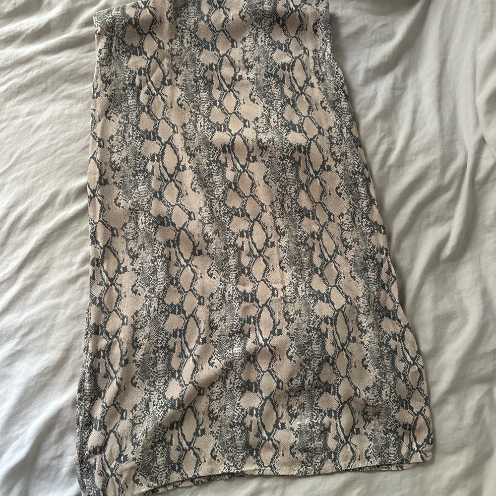 American Eagle Outfitters Snake Print Pencil Skirt